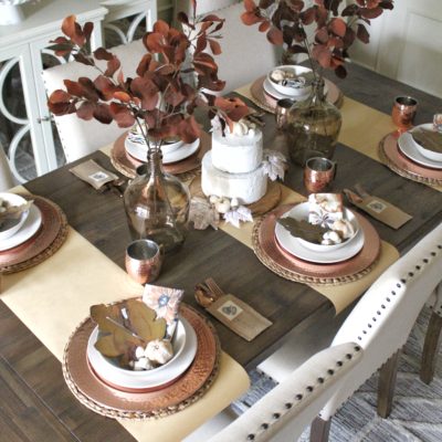 Fall Table Styling Tutorial