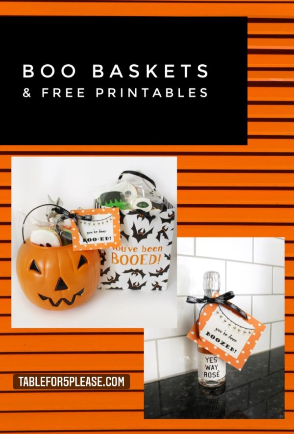 Boo Baskets - Table for 5 Please